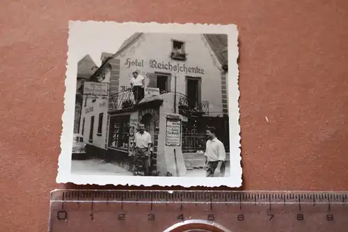 tolles altes Foto - Hotel Reichsschenke Zum Ritter Götz  50-60er Jahre ?