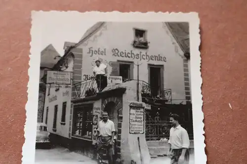 tolles altes Foto - Hotel Reichsschenke Zum Ritter Götz  50-60er Jahre ?