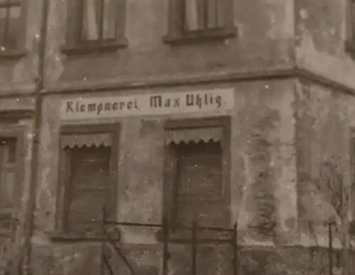 tolles altes Foto - Haus Gebäude Klempnerei Max Uhlig - Ort ???
