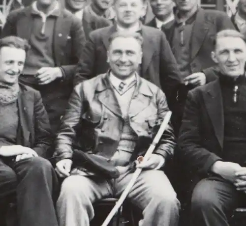 tolles altes Gruppenfoto Berliner Kindl - Wald- u. Bahnhofswirtschaft Ferch-Lien