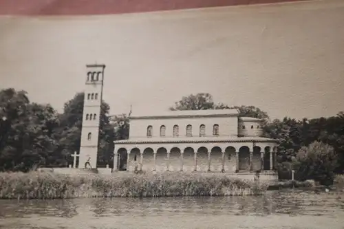 zwei tolle alte Fotos - Heilandskirche in Potsdam-Sacrow