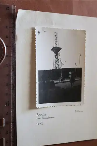 tolles altes Foto - Berlin Funkturm 1942