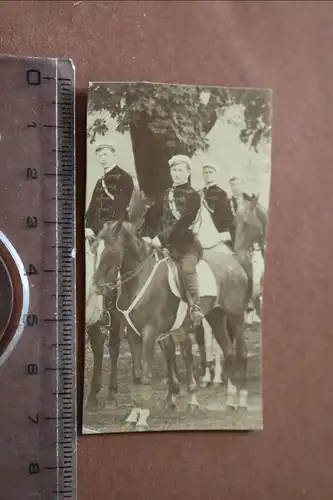 tolles altes Foto Reiter Studenten ?? Burschenschaft ?? Husarenjacke 1900-1920 ?