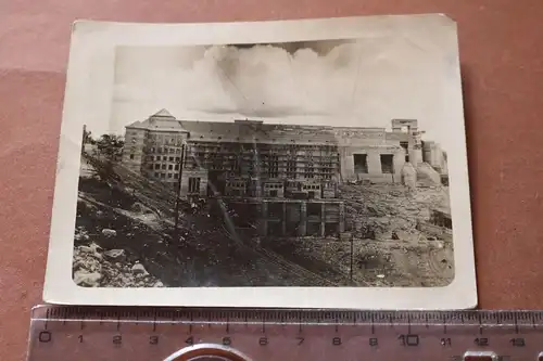 tolles altes Foto - Bau ?? großes Wasserkraftwerk -  Ort ??? - 20-30er Jahre 