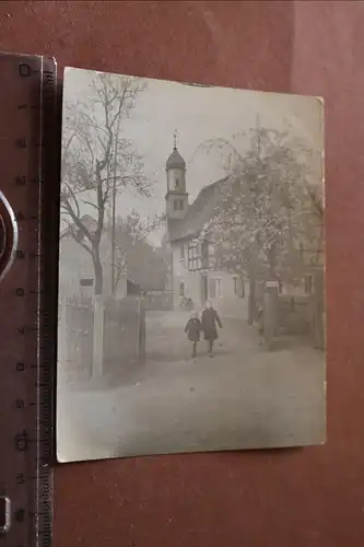 tolles altes Foto - Kinder Gebäude Zirndorf ? Berndorf ?? 1945