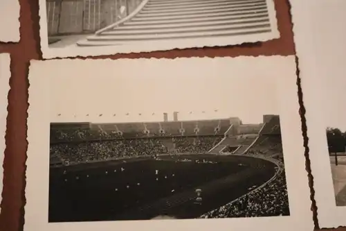 fünf tolle alte Fotos - Ansichten von Berlin - Olympiastadion - 1939 
