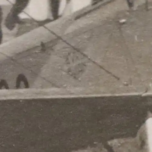 tolles altes Foto - Flugzeug Doppeldecker Avro 594 ???? 