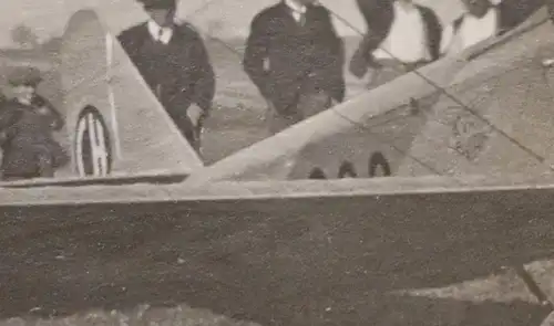 tolles altes Foto - Flugzeug Doppeldecker Avro 594 ???? 