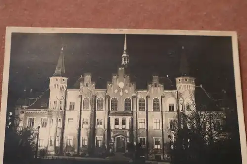 tolles altes Foto  Rathaus Waldenburg Schlesien - 20-40er Jahre ?