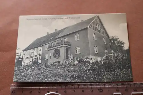 tolle alte Karte - Privat Pension Jung Göpringhausen bei Nümbrecht 1900-1920 ?