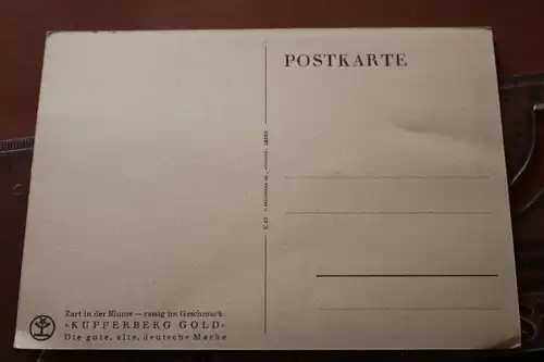  alte Karte - Sektkellerei Kupferberg Mainz- Schützenfass aus dem Jahr 1894