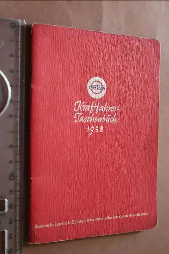 tolles altes Standard Kraftfahrer Taschenbuch 1938