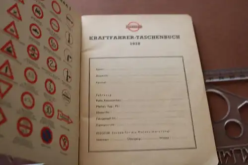 tolles altes Standard Kraftfahrer Taschenbuch 1938