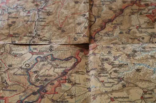 tolle alte Karte - Kreis Ahrweiler - 30-40er Jahre ?