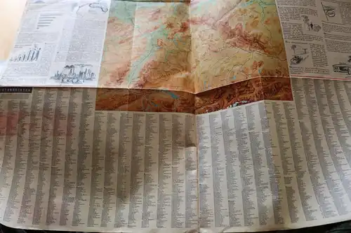 tolle alte ESSO Landkarte Deutschland - 50-60er Jahre ???