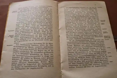 tolles altes Heft Kurzer Führer durch das Vaterländische Museum zu Braunschweig