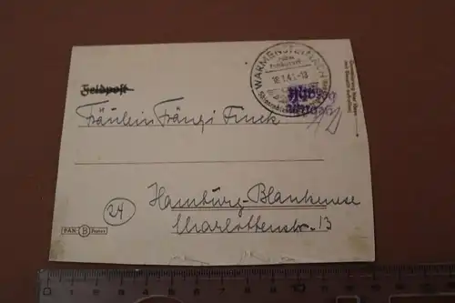 alter Brief  1946 nur mit Stempel Warmensteinach