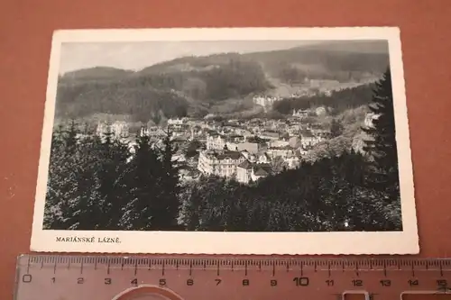 tolle alte Karte - Marienbad ? Marianske Lazné  1938