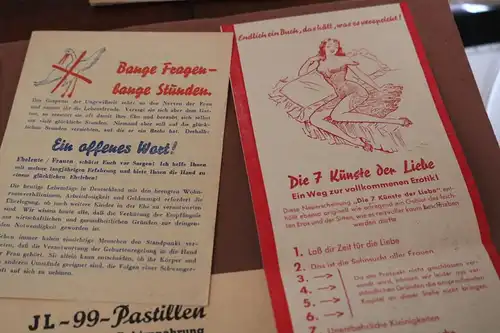 toller alter Briefumschlag eines Erotik Hilfsmittel Anbieter ? Werbung 50er Jahr