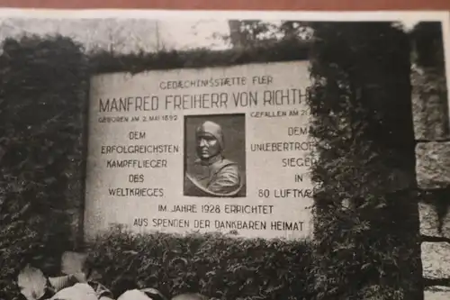 tolle alte Karte - Schweidnitz Richthofen-Denkmal 30er Jahre ?