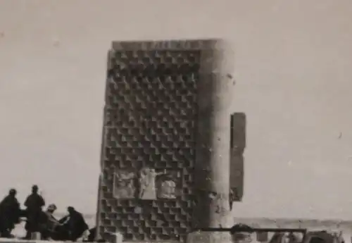 tolles altes Foto VW Kübel  Krad DAK  Afrika - Denkmal Tobruk 