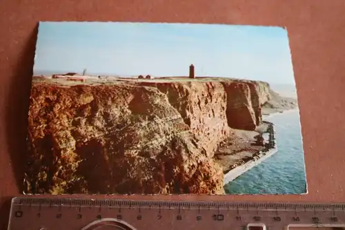 tolle alte Karte  Helgoland Westküste  1961