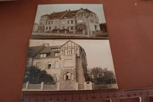 zwei tolle alte Foto - Gebäude Villa Zwätz ???  1921