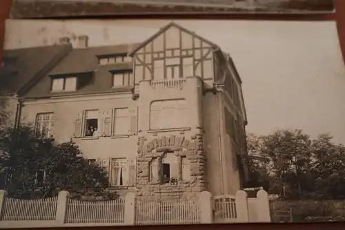 zwei tolle alte Foto - Gebäude Villa Zwätz ???  1921