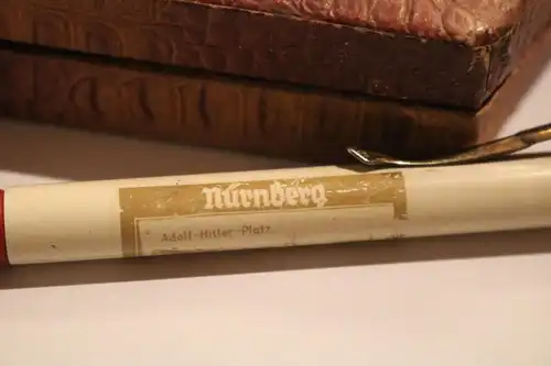 tolles altes Schreibetui + Drehbleistift  Nürnberg 30-40er Jahre 