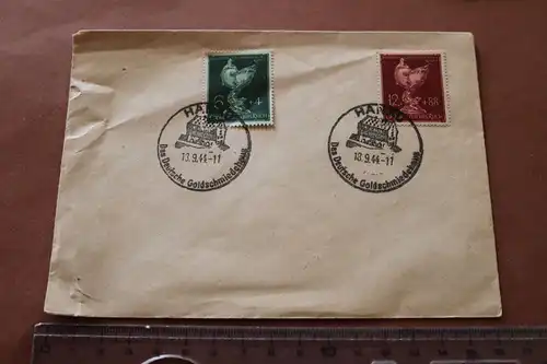 alter Briefumschlag Sondermarken - Sonderstempel Hanau 1944 - Michel 902,903