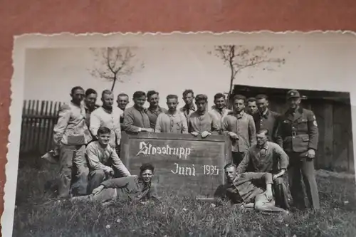 tolles altes Foto - Gruppe Soldaten - Stosstrupp 1935 ??