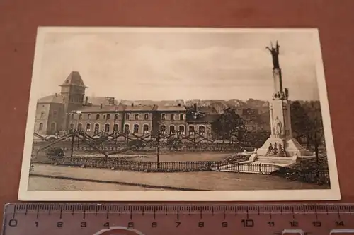 tolle alte Karte Gefallenen-Denkmal Saargemünd   1944
