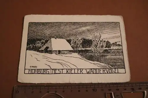 tolle alte Karte - Hohburg - Nest Kieler Wandervögel  