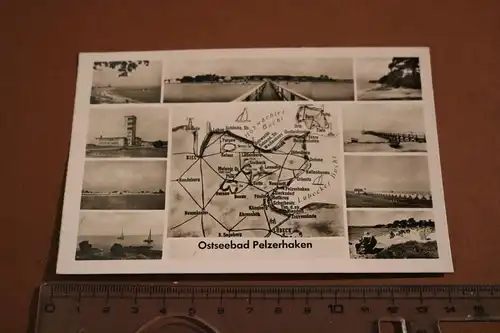tolle alte Karte - Ostseebad Pelzerhaken  50er Jahre ?