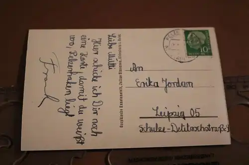 tolle alte Karte - Ostseebad Pelzerhaken  50er Jahre ?
