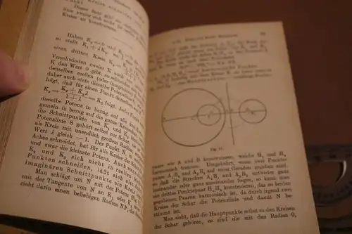 altes Buch - Analytische Geometrie der Ebene - Sammlung Göschen  1919