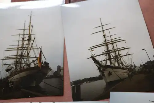 sechs tolle Farbfotos - Segelschulschiff  Gorch Fock ? 1997