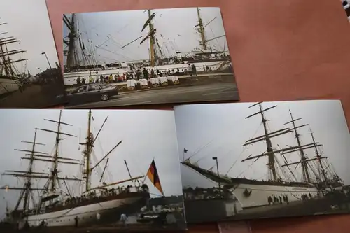 sechs tolle Farbfotos - Segelschulschiff  Gorch Fock ? 1997