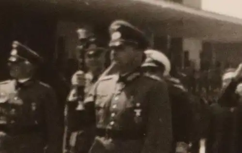 seltenes Foto Abfahrt Generalfeldmarschall List aus Bukarest 1942