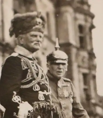 tolles altes Foto Generalfeldmarschall v. Mackensen u. weitere  Hannover ?? 20er
