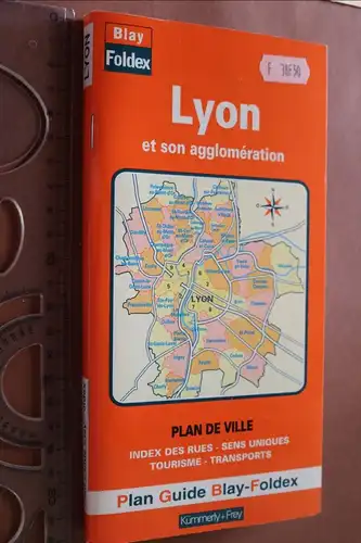 toller Stadtplan Lyon -  1990-2000 ???
