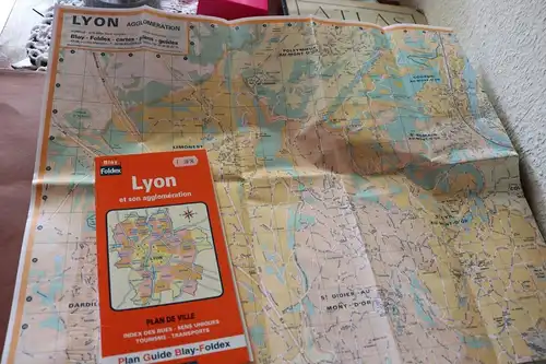 toller Stadtplan Lyon -  1990-2000 ??? 