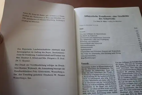 tolles altes Buch - Von den Scharwerchen - Altbayrische Frohndienste 1991