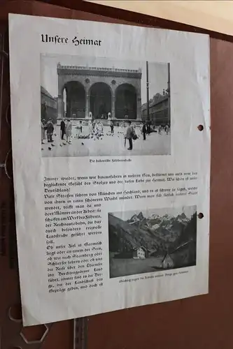 tolles altes Programmblatt - Der Große Abend der Oberbayern in Berlin ? 1934 