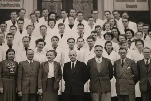 altes Foto - Gruppenfoto Schüler ? städt. kaufmännische Schulen Neuwied 30-50er