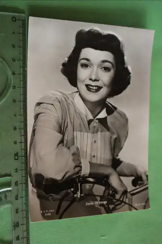tolle alte Karte - Schauspielerin  Jane Wyman 