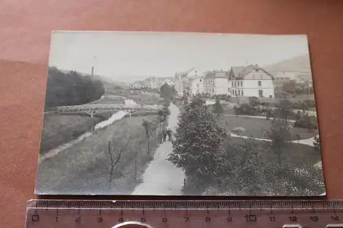 tolle alte Fotokarte Stadt  Brücken - Kaiserliches Postamt vorderes Gebäude