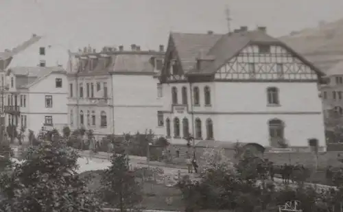 tolle alte Fotokarte Stadt  Brücken - Kaiserliches Postamt vorderes Gebäude