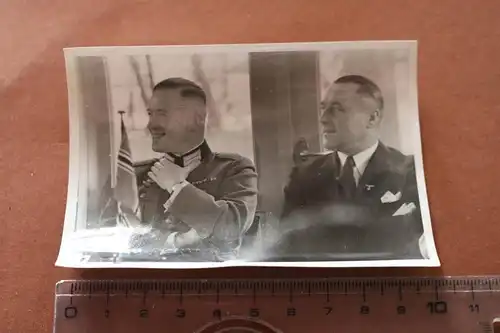 altes Foto - Portrait Major Fischer und Konsul ?  1941