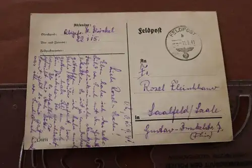 alte Feldpostkarte - Durchbruch - 7. Panzer Division  1941 (2)